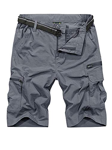 Mens Cargo Shorts,Mens Hiking Shorts Quick Dry Stretch